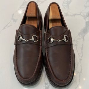 Gucci Horsebit loafer men’s 11, lug sole, brown